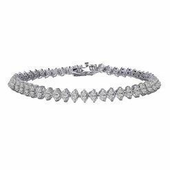 Best deal 🔔 Unbranded Sterling Silver Cubic Zirconia Tennis Bracelet 😍