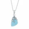 Best reviews of 🎉 Unbranded Sterling Silver Larimar Pendant Necklace 💯