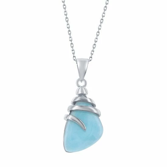 Best reviews of 🎉 Unbranded Sterling Silver Larimar Pendant Necklace 💯