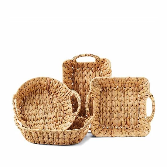 Best deal ๐ Unbranded Woven Shaped Basket 4-Piece Set โ๏ธ