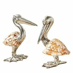 Cheapest 😍 Unbranded Set Of 2 Shell Sculpture Pelicans 🎉