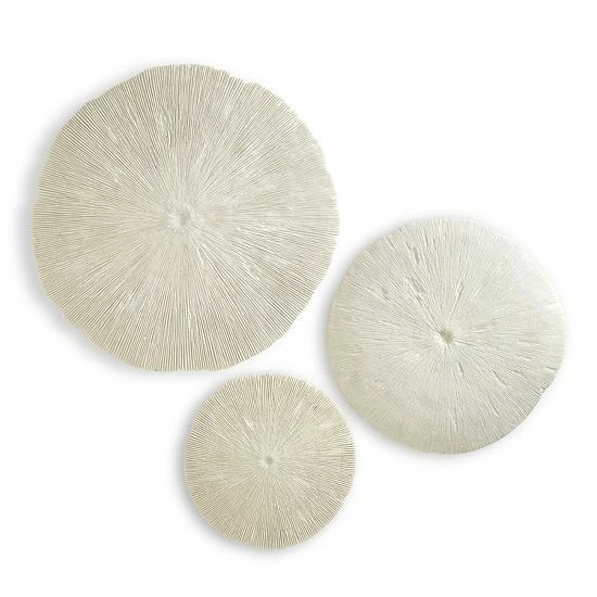 Brand new โญ Unbranded Set Of 3 Coral Spheres Wall Sculptures ๐