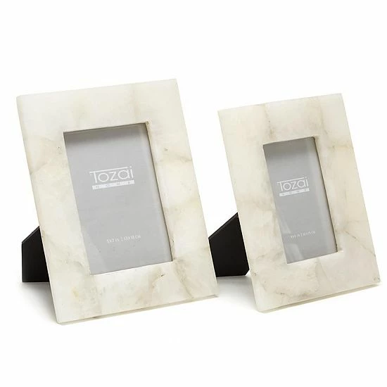 Flash Sale โ Unbranded Set Of 2 White Quartz Photo Frames ๐ - Image 2