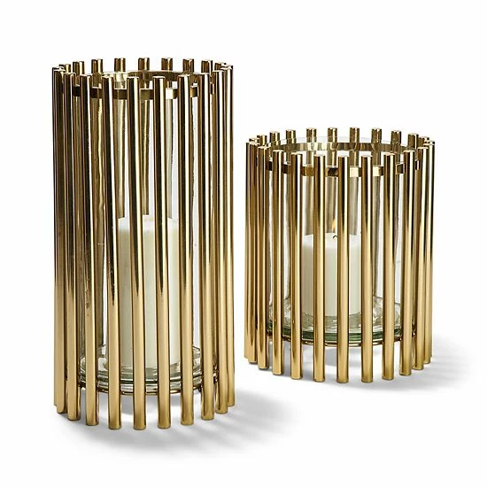 Cheapest 🔔 Unbranded Set Of 2 Hurricane Candle Holders 💯