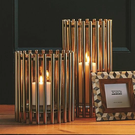 Cheapest 🔔 Unbranded Set Of 2 Hurricane Candle Holders 💯 - Image 2