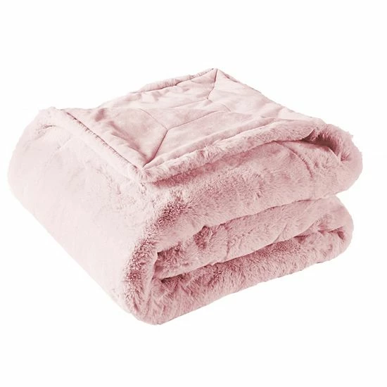 Best deal 🌟 Unbranded Heavy Faux Fur Throw Bleached Aqua ❤️ - Image 4