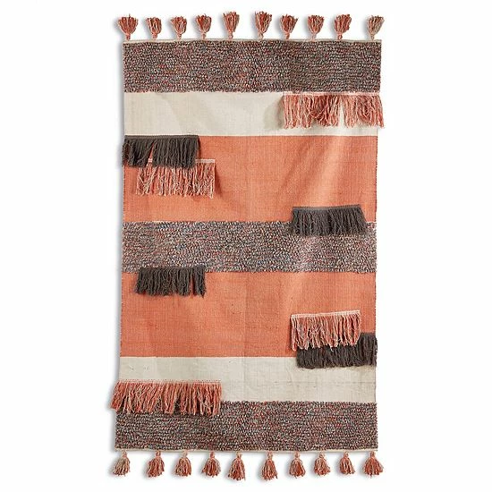 Brand new 🥰 Unbranded Topanga Woven Rug With Fringe And Tassels ❤️