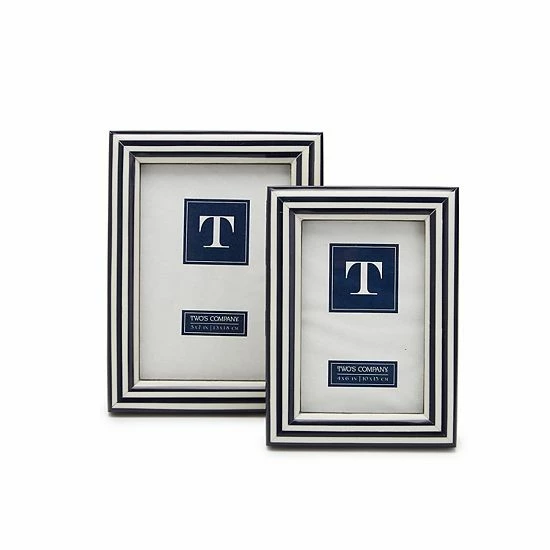 Best reviews of 🤩 Unbranded Set Of 2 Blue & White Photo Frames 😍 - Image 3
