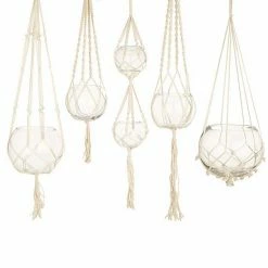 Flash Sale 👍 Unbranded Set Of 5 Macrame Plant Hangers 💯