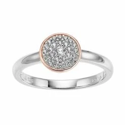 Wholesale 💯 Unbranded 14k Rose Gold Over Sterling Silver Lab-Created White Sapphire Ring ⌛
