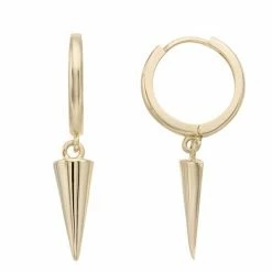 Wholesale ❤️ Unbranded 14k Gold Spike Drop Earrings 👏