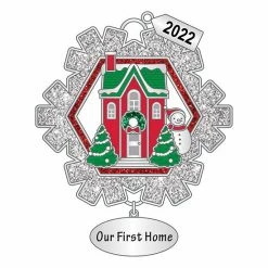Cheap 🧨 Unbranded Our First Home Snowflake 🎁 Christmas Ornament ⭐