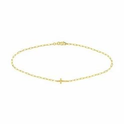 Deals 😉 Unbranded 14k Gold Cross Anklet 🎉