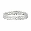 Deals 🥰 Unbranded Sterling Silver 1/2 Carat T.W. Diamond Double Row Bracelet 🥰