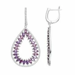 Wholesale 😉 Unbranded Sterling Silver Cubic Zirconia Teardrop Earrings 😉