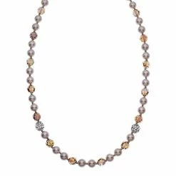 Outlet 🔥 Unbranded Crystal Avenue Silver-Plated Crystal & Simulated Pearl Necklace Multi 🌟