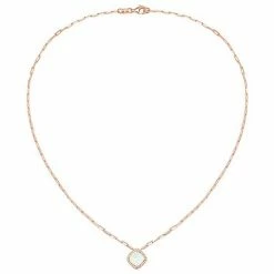 Best reviews of 🧨 Unbranded 14k Rose Gold Over Silver Lab-Created Opal & White Sapphire Pendant Necklace 👏