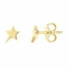 Best Pirce ✨ Unbranded 14k Gold Shooting Star Stud Earrings ✨