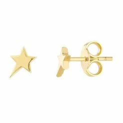 Best Pirce ✨ Unbranded 14k Gold Shooting Star Stud Earrings ✨