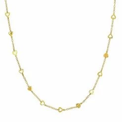 Best deal 😉 Unbranded 14k Gold Mixed Heart Adjustable Station Necklace 😍