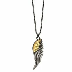 Brand new 🔥 Unbranded Men's Stainless Steel Wing Pendant Necklace ❤️