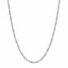 Outlet 😀 Unbranded Sterling Silver 2.8 Mm Singapore Chain Necklace - 18 In. ✨