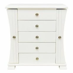 Brand new 👏 Unbranded Contemporary White Jewelry Box ✔️