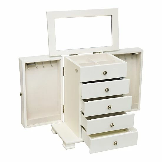 Brand new ๐ Unbranded Contemporary White Jewelry Box โ๏ธ - Image 5