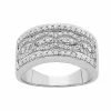 Top 10 🎉 Unbranded 10k White Gold 7/8 Carat T.W. Diamond Band Ring 👏