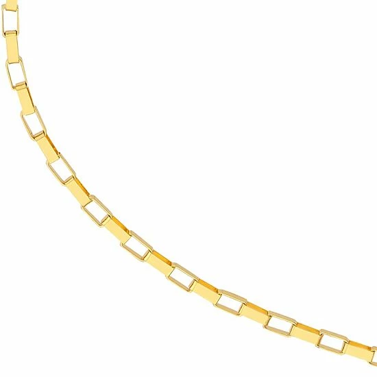 Deals ๐งจ Unbranded 14k Gold 0.88 Mm Long Link Box Chain Bracelet ๐ - Image 2