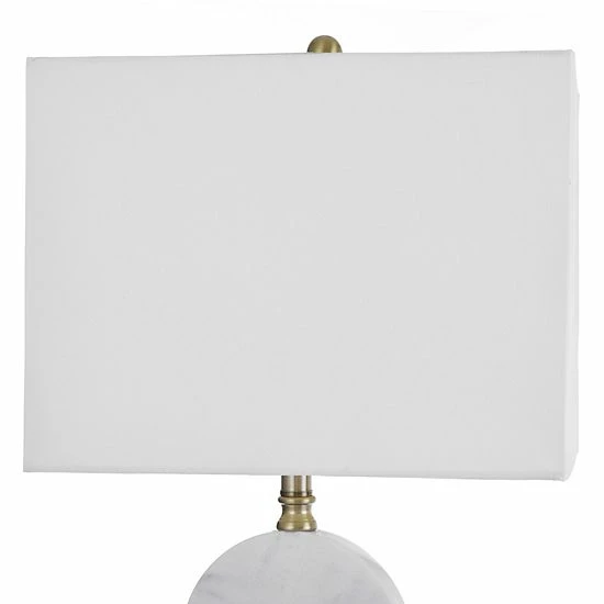 Coupon ๐ Unbranded Marble Disc & Brass Accent Table Lamp On Marble Base ๐ - Image 3
