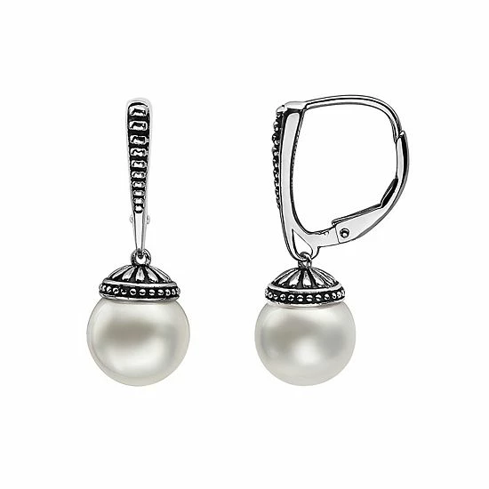 Best deal 🛒 Unbranded Sterling Silver Freshwater Cultured Pearl Drop Earrings ✔️