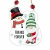 Cheap 🌟 Unbranded Friends Forever Snowman Gnome 🎄 Christmas Ornament 🔥