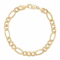 Best deal 🥰 Unbranded 10k Gold Figaro Chain Bracelet 🔔