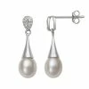 Promo 🎁 Unbranded Sterling Silver Freshwater Cultured Pearl Drop Earrings 🛒