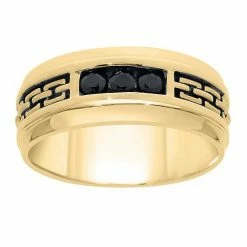 Best deal ⌛ Unbranded Sterling Silver 1/3 Carat T.W. Black Diamond Ring ✨