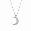 Discount 🔥 Unbranded Sterling Silver Filigree Crescent Moon Pendant Necklace 💯