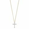 Buy ⌛ Unbranded 10k Gold 1/4 Ct. T.W. Diamond Cross Pendant Necklace 👍