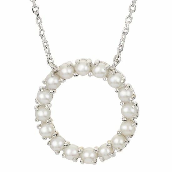 Best reviews of ✔️ Unbranded Sterling Silver Freshwater Cultured Pearl Circle Necklace 👍