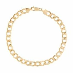 Top 10 🛒 Unbranded 10k Gold Curb Chain Bracelet 💯
