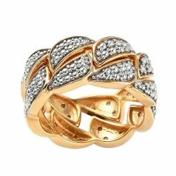 Best Pirce ✨ Unbranded 14k Gold Over Silver 1/4 Carat T.W. Diamond Ring Set 🔥