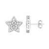 Hot Sale 🎉 Unbranded Sterling Silver 1/4 Carat T.W. Diamond Star Drop Earrings ❤️