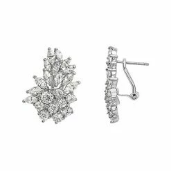 Wholesale 🔔 Unbranded Sterling Silver Cubic Zirconia Stud Earrings 🔥