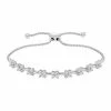 Cheapest ✨ Unbranded Sterling Silver 1/10 Ct. T.W. Diamond Adjustable Bracelet 😀