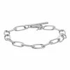 Deals 🌟 Unbranded Sterling Silver Oval Link Toggle Bracelet 👍