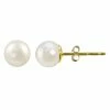 Wholesale ✔️ Unbranded 14k Gold Akoya Cultured Pearl Stud Earrings 💯