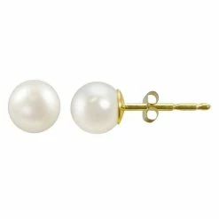 Wholesale ✔️ Unbranded 14k Gold Akoya Cultured Pearl Stud Earrings 💯
