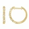 Cheapest ✔️ Unbranded 10k Gold 1/5 Carat T.W. Diamond Hoop Earrings 😍