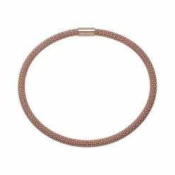 Best deal 🎉 Unbranded Sterling Silver Textured Stretch Bracelet Rose Gold Tone 🎉