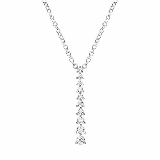 Best reviews of ❤️ Unbranded 1/3 Carat T.W. Diamond Drop Necklace Gold Tone 🔔 - Image 3